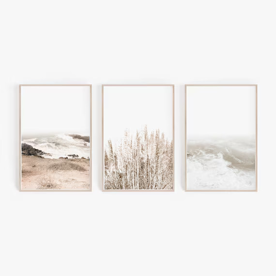 Set of 3 Prints DIGITAL Prints Wall Art Coastal Art Prints | Etsy | Etsy (US)