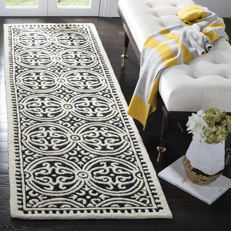 Cambridge Hand Tufted Wool Geometric Rug | Wayfair North America