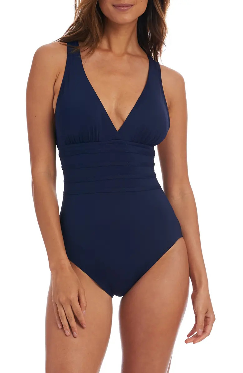 La Blanca Cross Back One-Piece Swimsuit | Nordstrom | Nordstrom