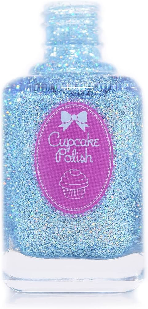 Dream - baby blue glitter holographic nail polish by Cupcake Polish | Amazon (US)