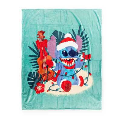 Stitch Aloha Christmas Throw Blanket | Target