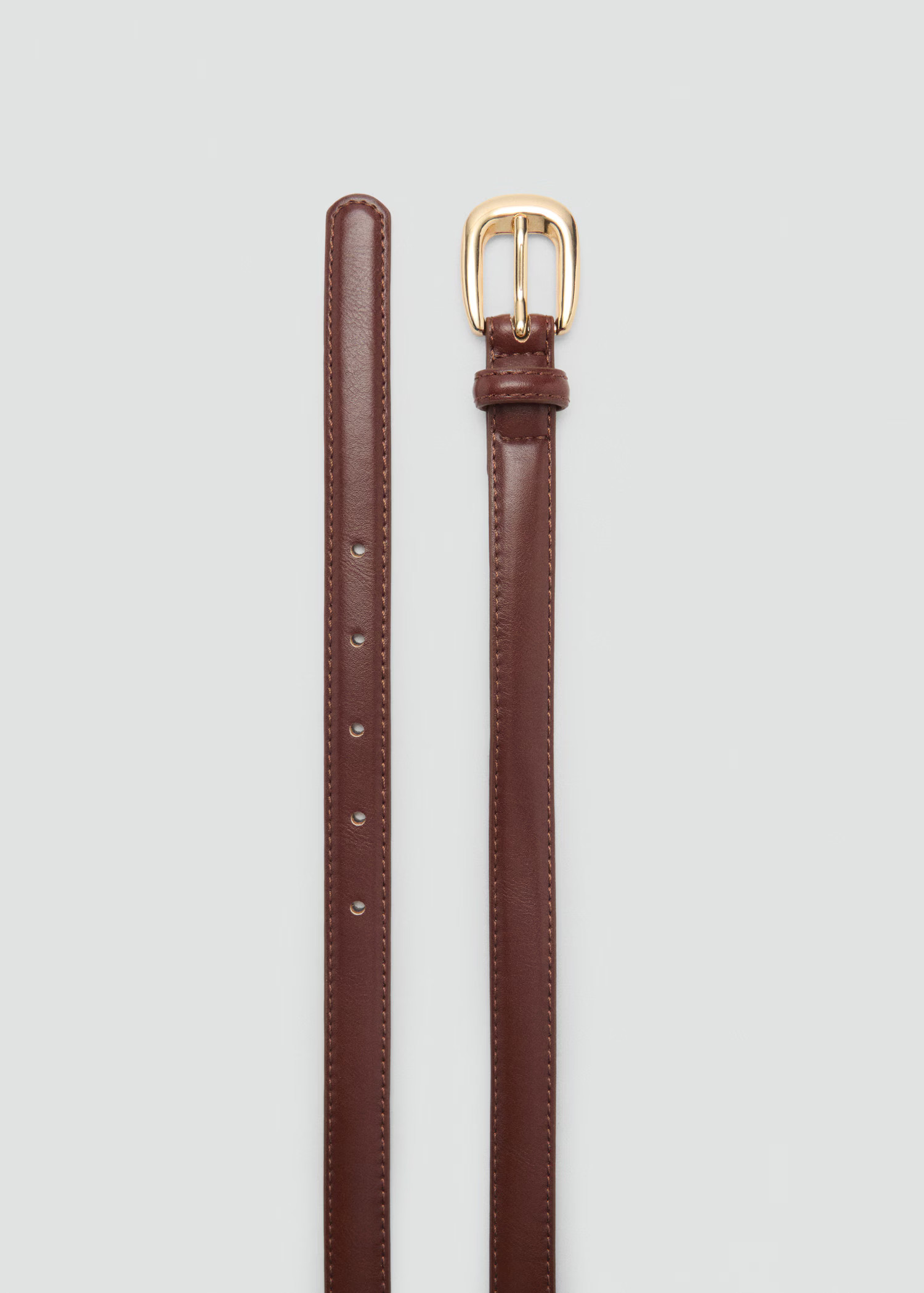 Thin belt with metal buckle | Mango (US/MX/AU)