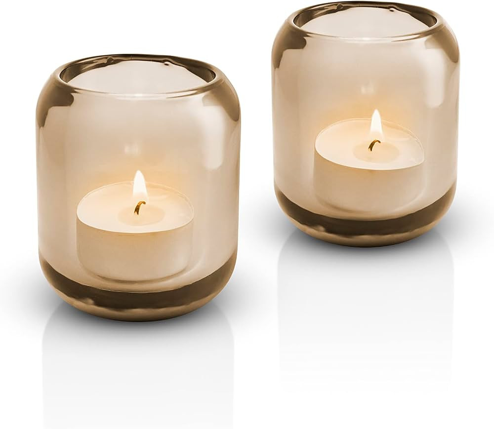 EVA SOLO | 2 Acorn Tealight Candle Holder | Decorative Tea Light Holder in Stained Glass | Hazel ... | Amazon (US)