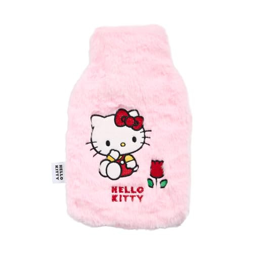 Skinnydip Hot Water Bottle Hello Kitty with Soft Faux Fur Cover – 300ml Capacity Cute & Fluffy Hot Water Bottle with Twist-Lid Fastening (Hello Kitty) | Amazon (UK)