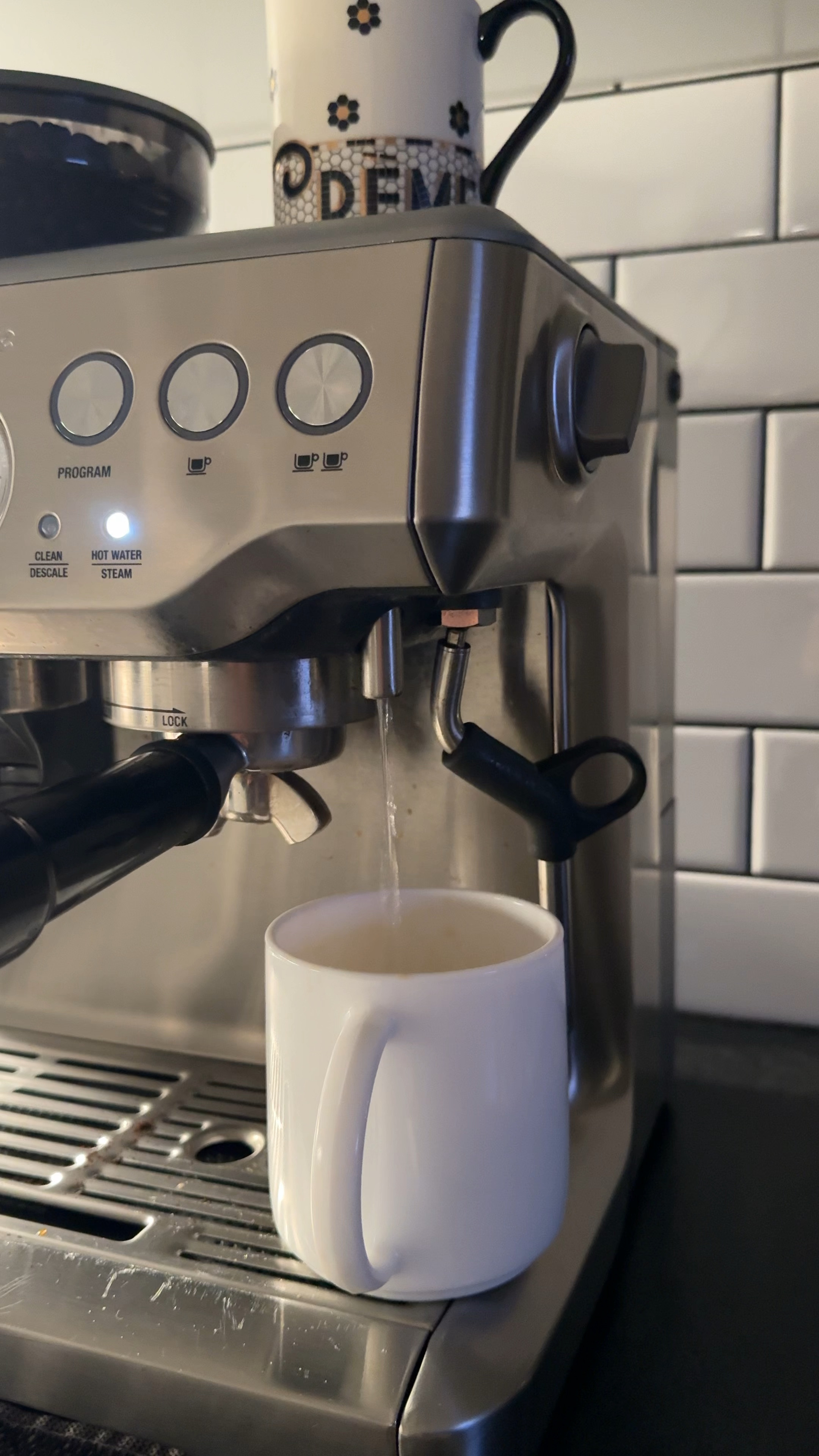 COME ON IN: This espresso machine has been a luxury that I don’t take lightly. Fresh ground coffee every day is one of my greatest joys every morning! I put filtered water in mine so I don’t have to worry about descaling as much, but a light comes on and tells you when to do it. It’s heavenly!! 

#LTKxPrimeDay