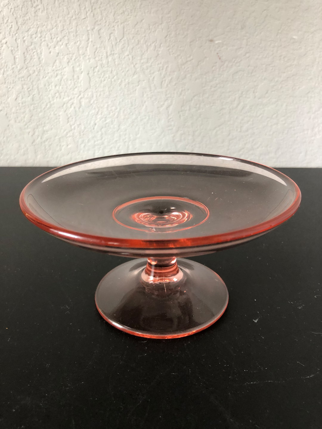 Lovely Pink Depression Glass Pedestal Dish | Etsy (US)