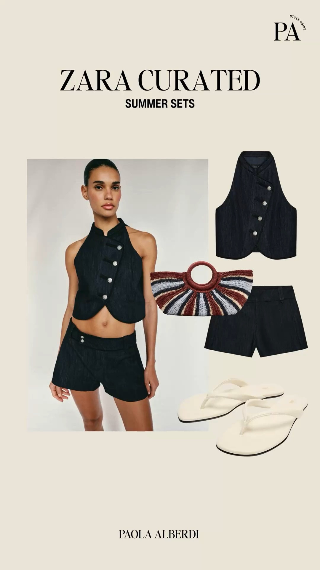 This dark denim set is such a chic summer switch-up — polished, minimal, and easy for warm-weather days.

#LTKgrwm #LTKootd #LTKTravel