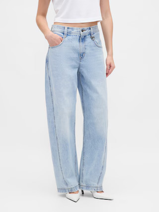 Gap × BÉIS High Rise Barrel Jeans | Gap (US)
