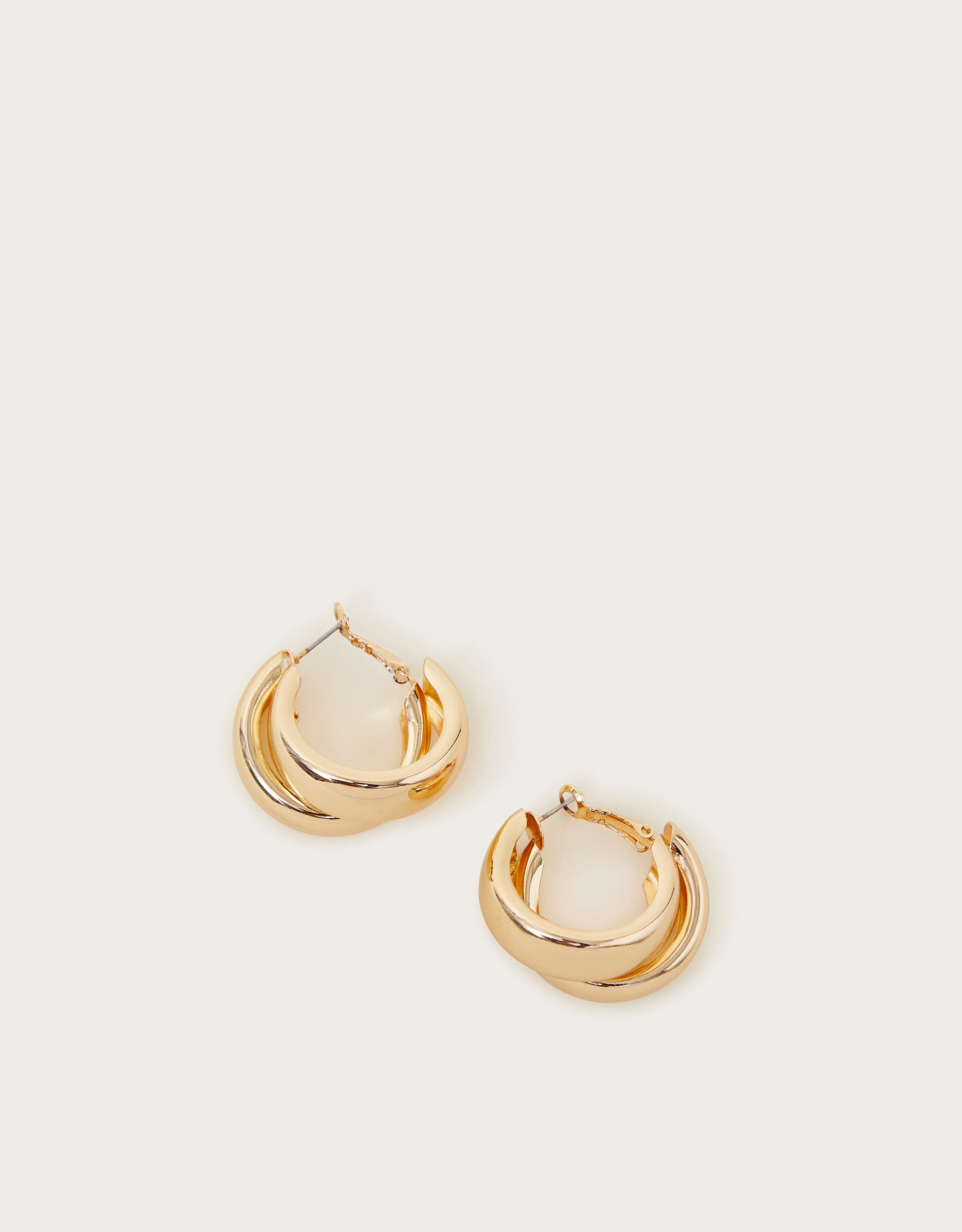 Crossover Hoop Earrings | Monsoon (UK)