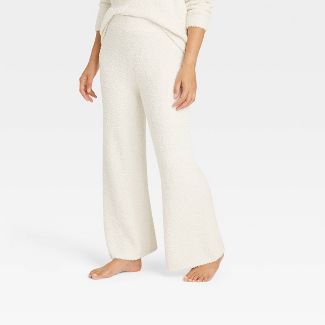 Women's Cozy Feather Yarn Wide Leg Pants - Stars Above™ | Target