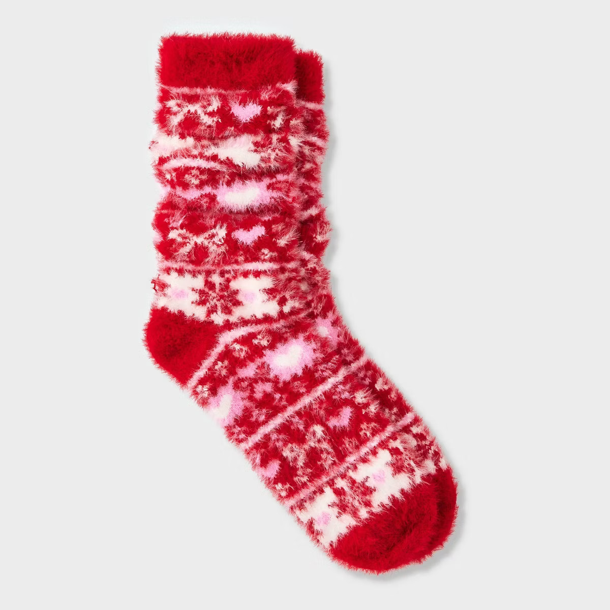 Women's Fuzzy Eyelash Slouch Cozy Crew Socks - Wild Fable™ | Target