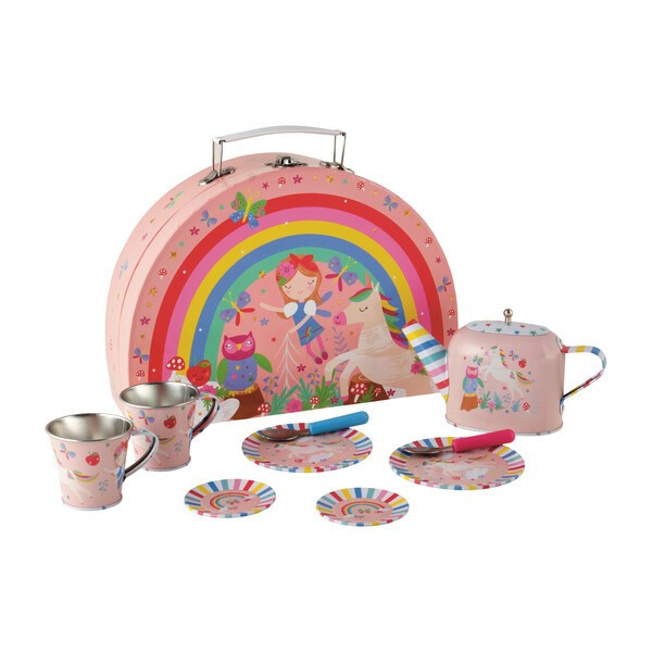 Rainbow Fairy Tin Tea Set | Maisonette
