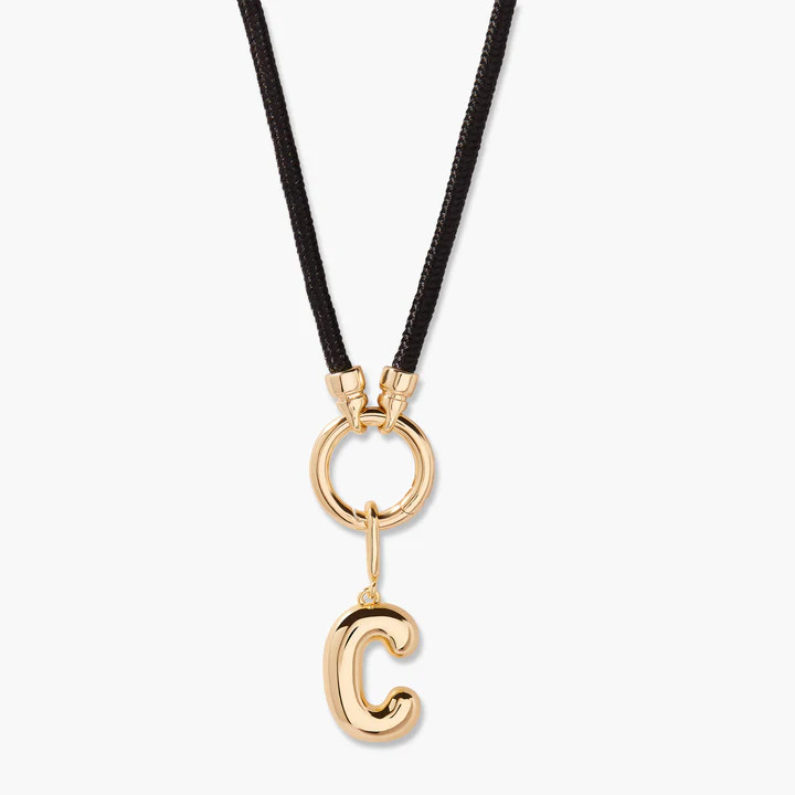 Kai Initial Charm Necklace | Brook and York