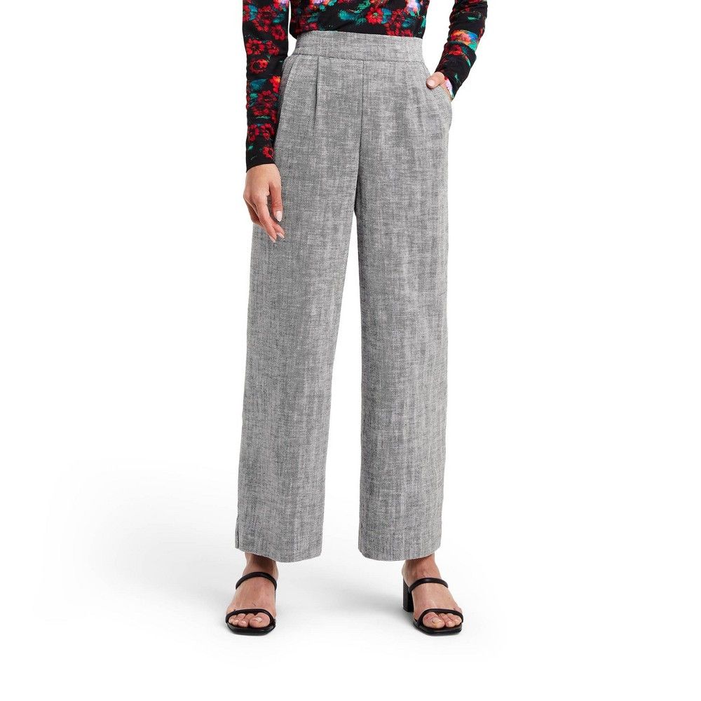 Women's Chevron High-Rise Wide Leg Tweed Pants - Rachel Comey x Target | Target