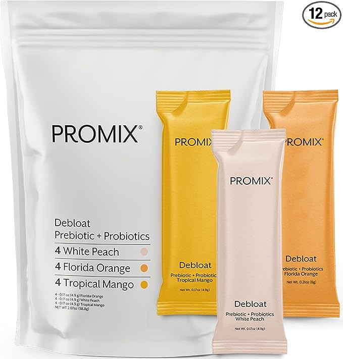 ProMix Nutrition Debloat Prebiotics and Probiotics Immune Support Supplement for Digestive Health... | Amazon (US)
