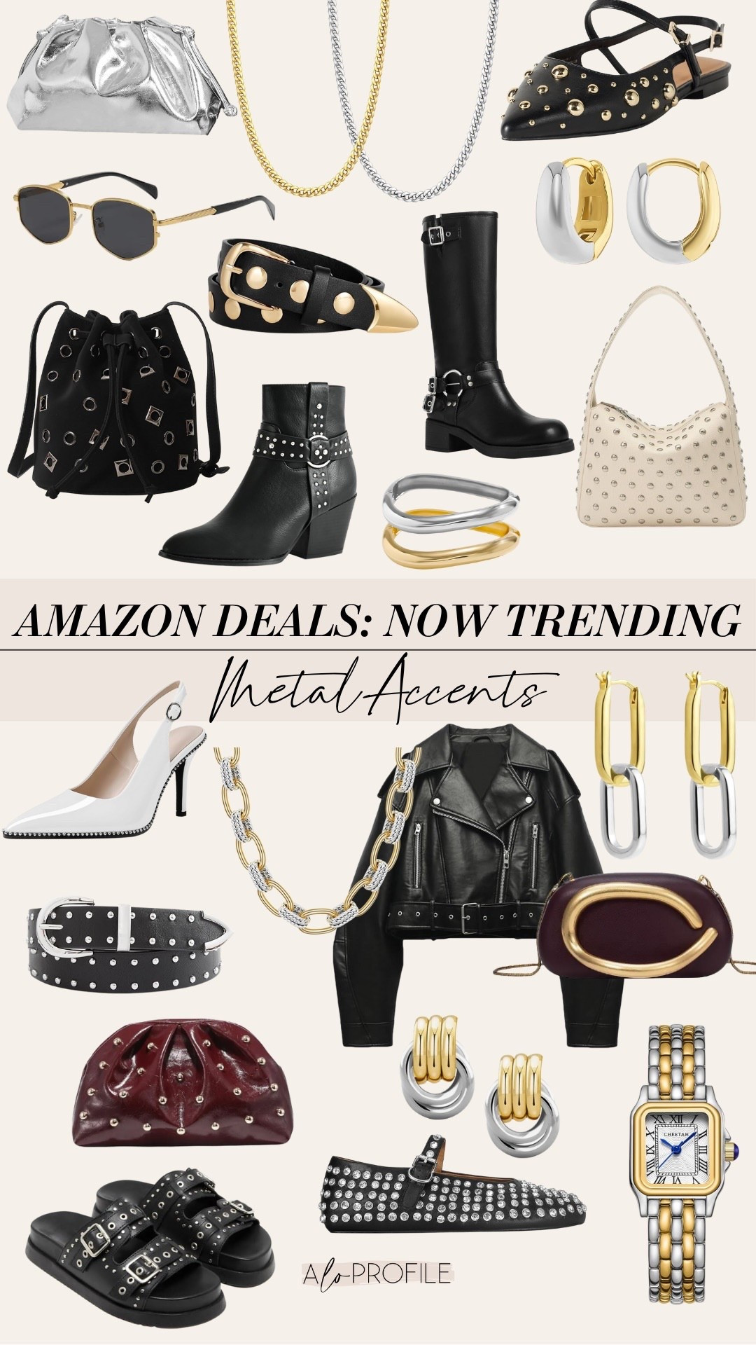 Amazon Deals Now Trending: Metal Accents // Amazon finds, Amazon fashion, Amazon fashion deals, currently trending, summer trends, fall trends, current fashion trends, Amazon fashion finds, found it on Amazon, Amazon prime deals