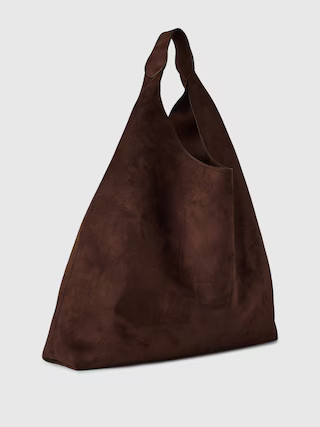 Vegan Suede Slouchy Tote Bag | Gap (US)