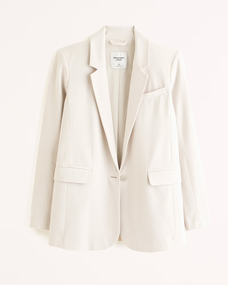 Lightweight Suiting Blazer | Abercrombie & Fitch (US)