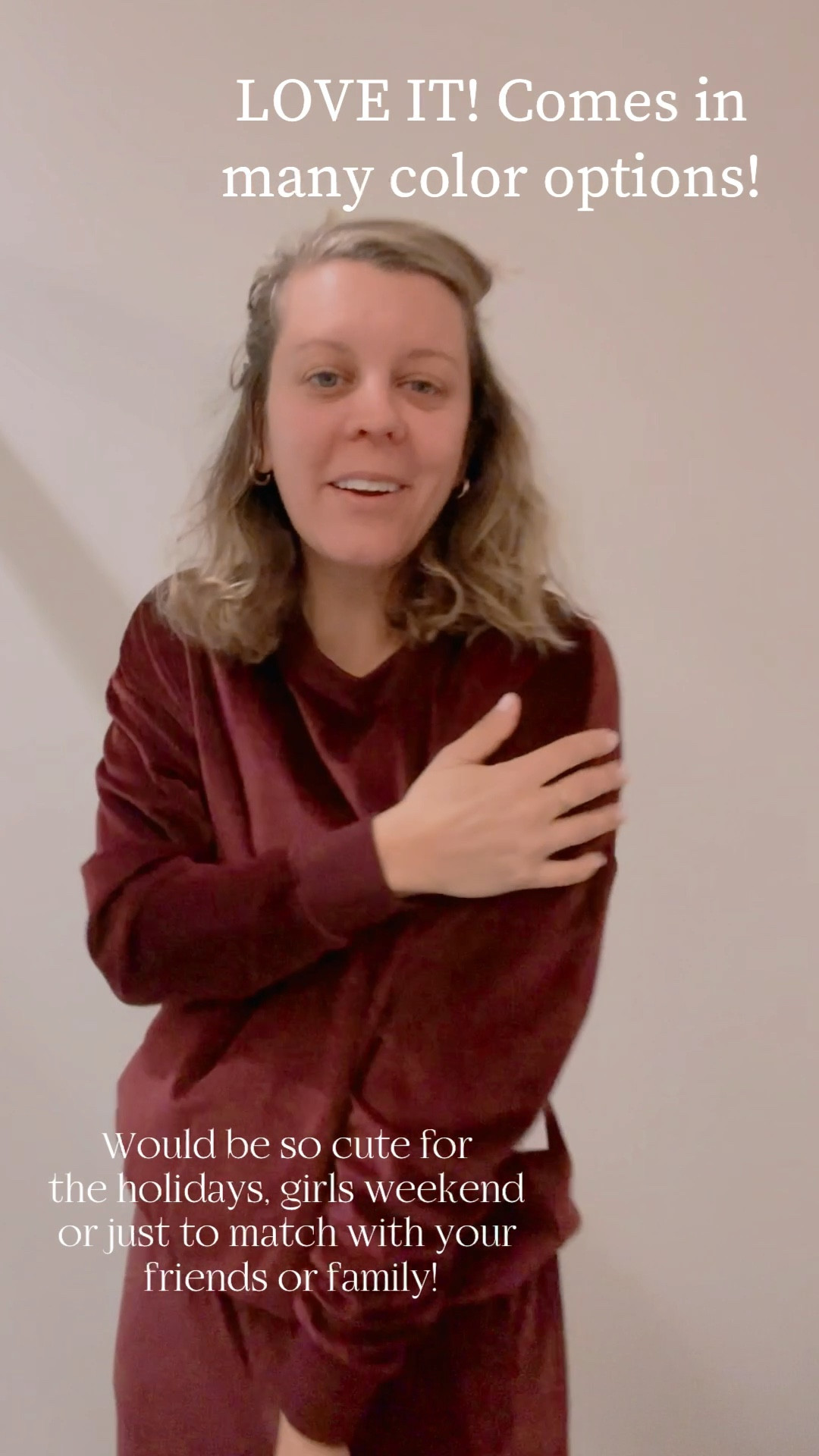 Absolutely perfect 3 piece comfy lounge set for the holidays! This is a ribbed Velour Top and Pants Pajama Set with Oversized Scrunchie in size S to 3X! Definitely want one in every color and would be perfect for a matching girls weekend or to be cozy with friends and family! Also, GREAT gift idea! 

#LTKGiftGuide #LTKSeasonal #LTKstyletip