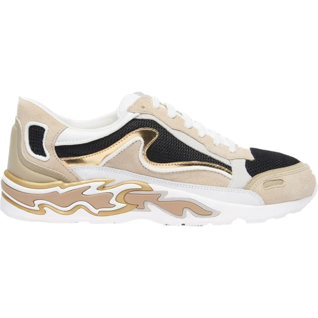 SANDRO Flame sneakers in Gold at Nordstrom, Size 41 | Nordstrom