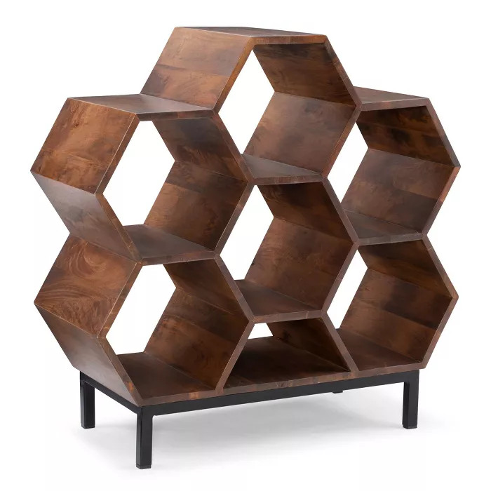34" Miora Bookshelf Brown - Powell Company | Target