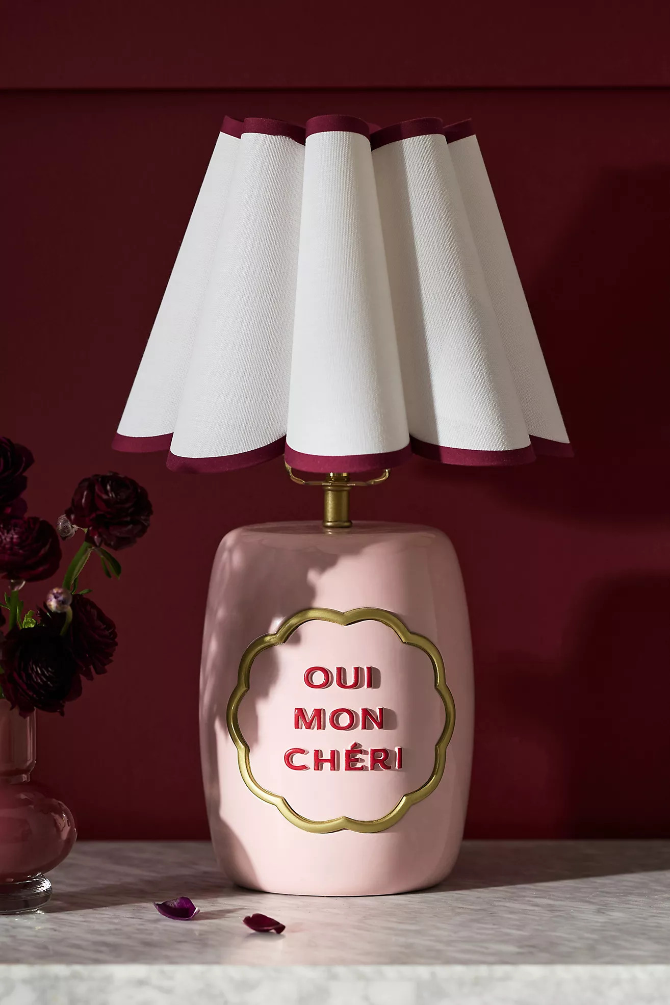 Claudette Text Table Lamp | Anthropologie (US)