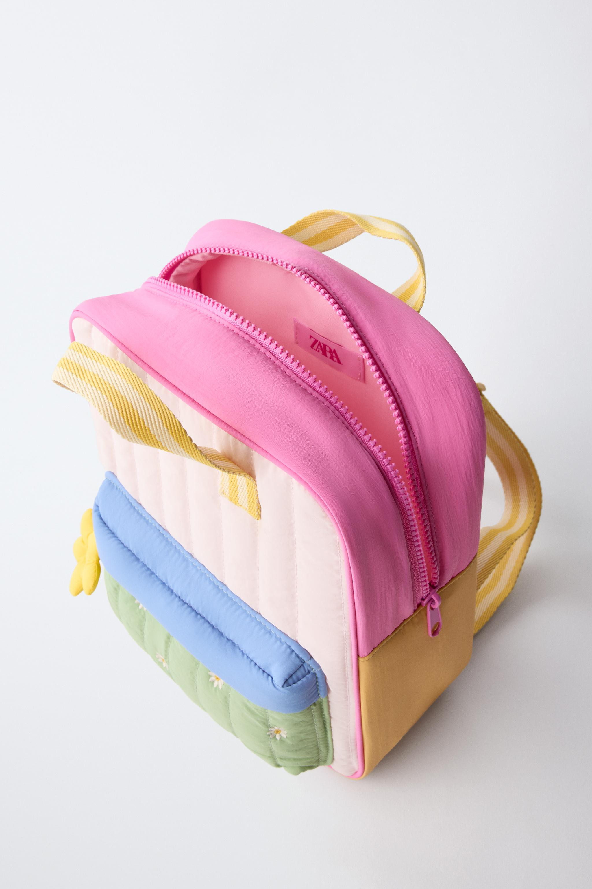 MULTICOLORED FLOWER BACKPACK | Zara US