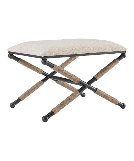 Black & Natural Ashburn Stool | Zulily