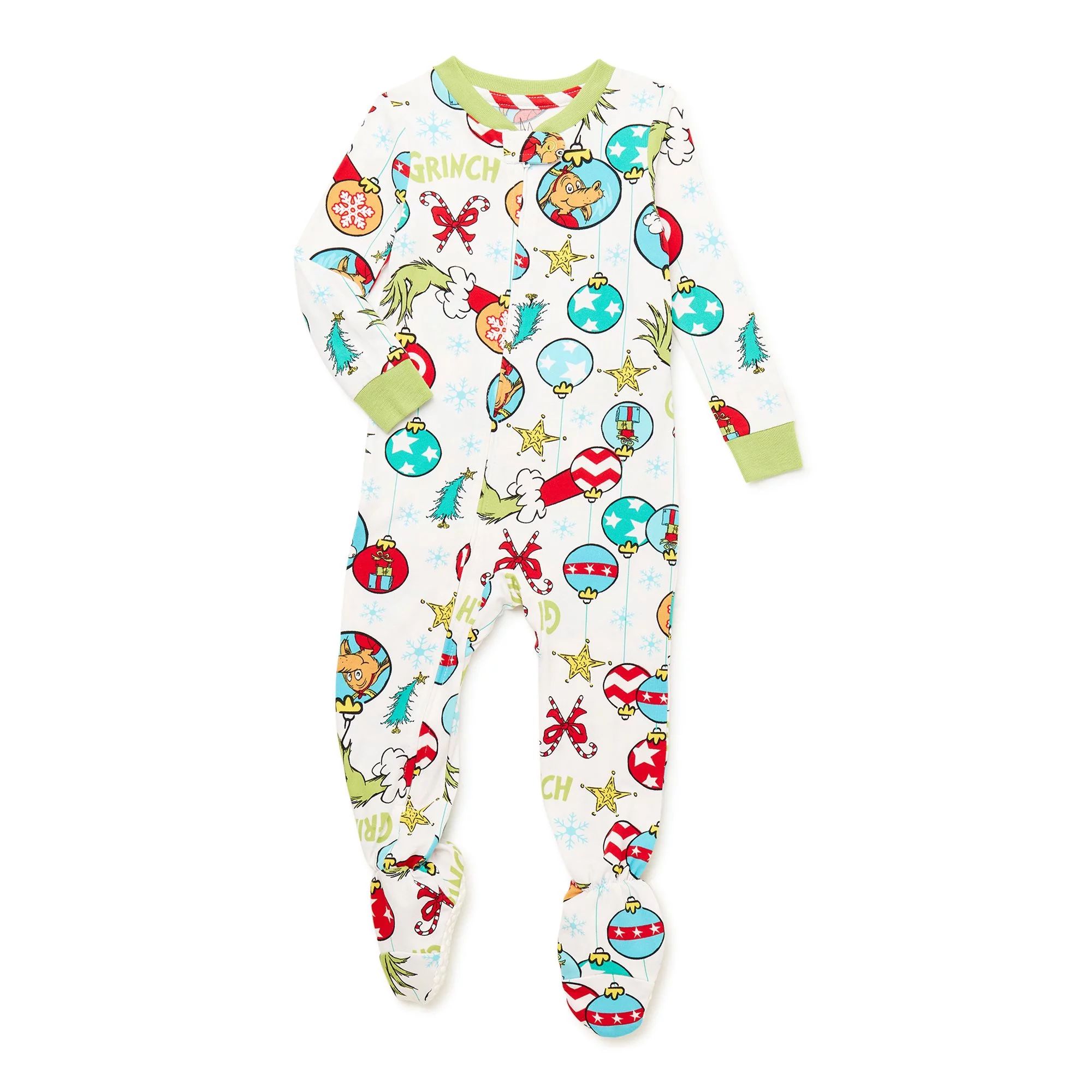 Dr. Seuss' The Grinch Infants’ Family Pajamas, 1-Piece (18 Months) | Walmart (US)