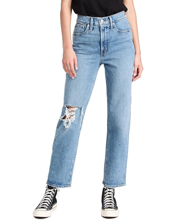 Madewell Women's The Perfect Vintage Straight Jean | Amazon (US)