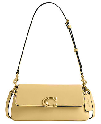 Jet Small Leather Slim Shoulder Bag | Macy's