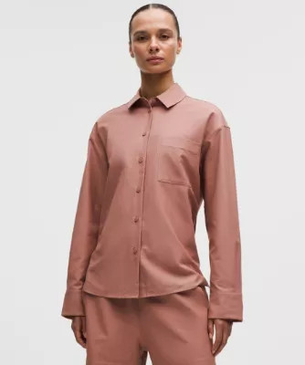 LuluLinen Relaxed-Fit Button-Up Shirt | lululemon (AU)