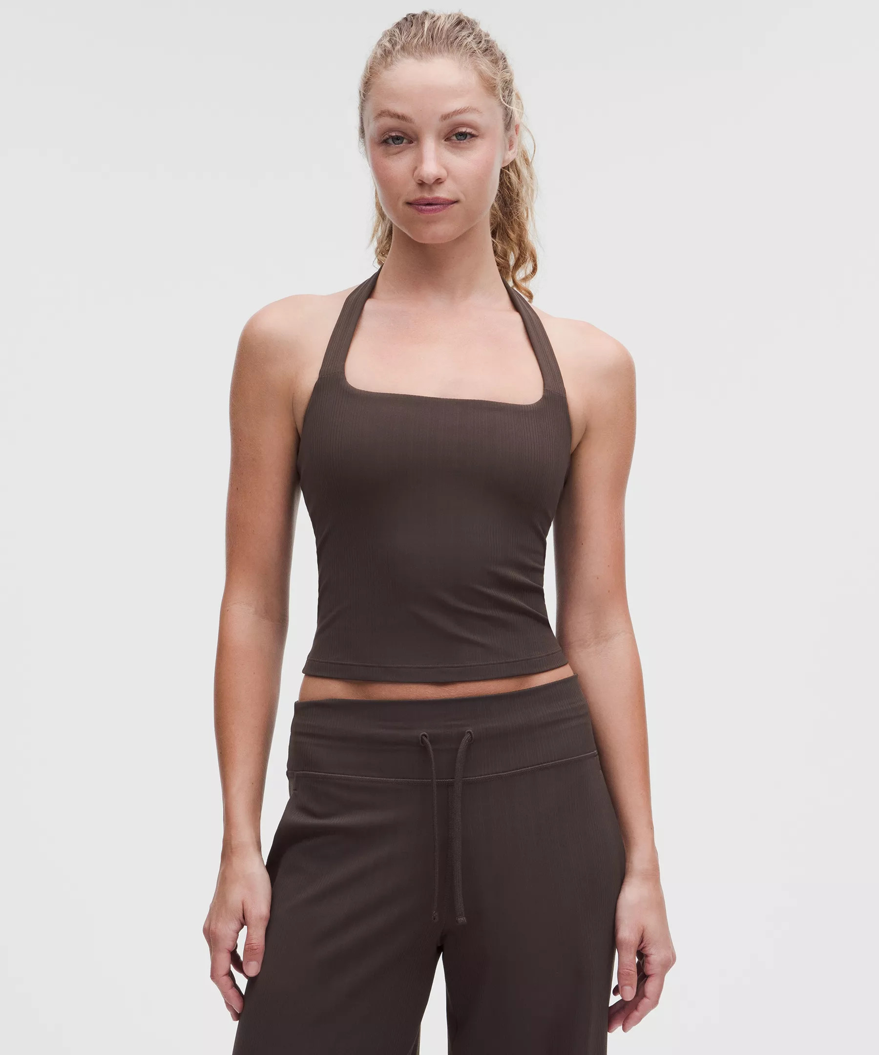lululemon Align™ Mix-Rib Halter Tank Top | Lululemon (US)