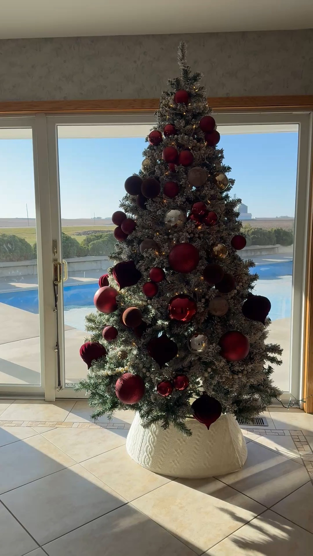 Details on our flocked Christmas tree! Most the ornaments came from Hobby Lobby

#LTKSeasonal #LTKHome #LTKHoliday