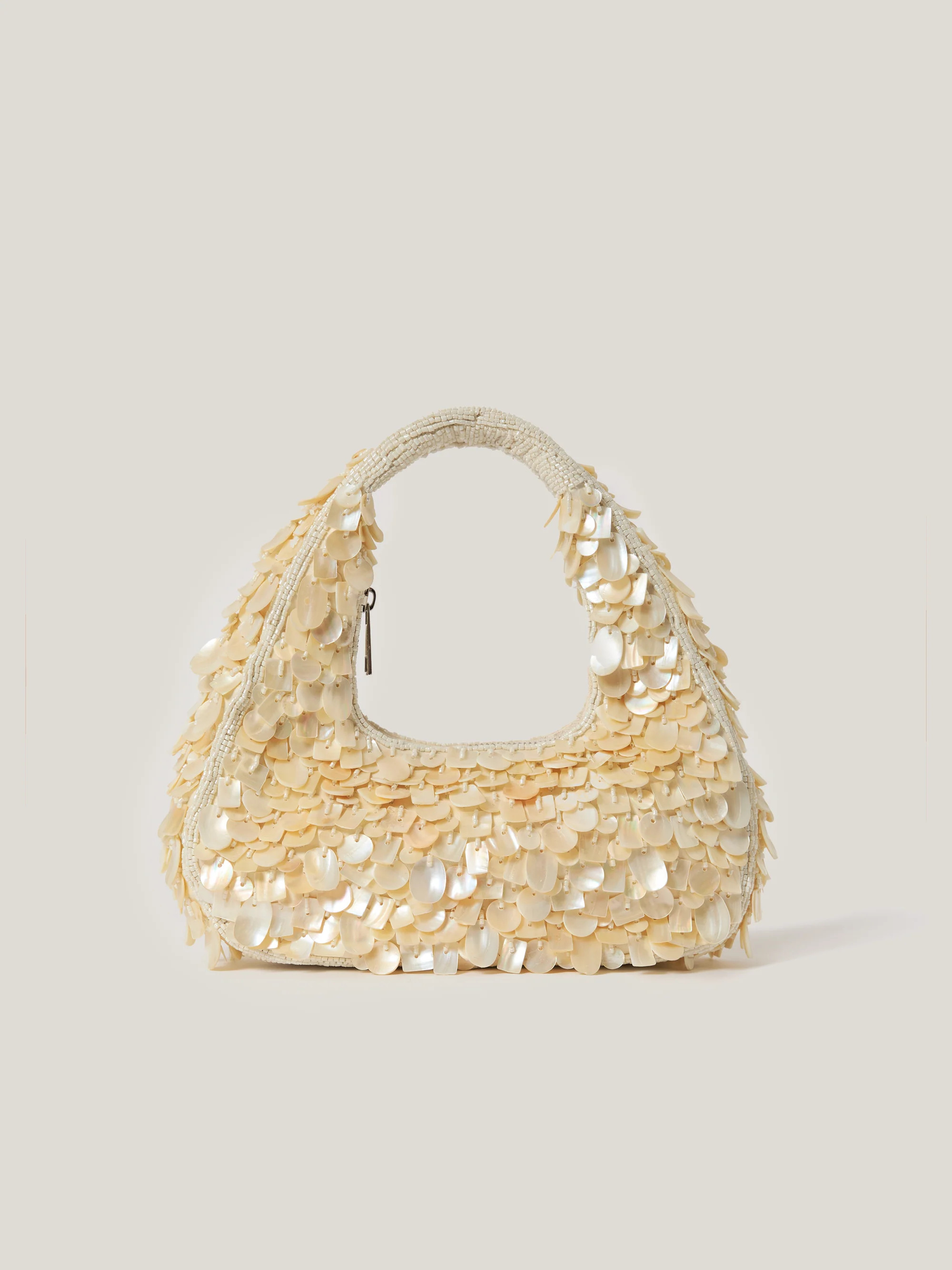 Mini Shell Beaded Tay | Natural | Jigsaw (UK)