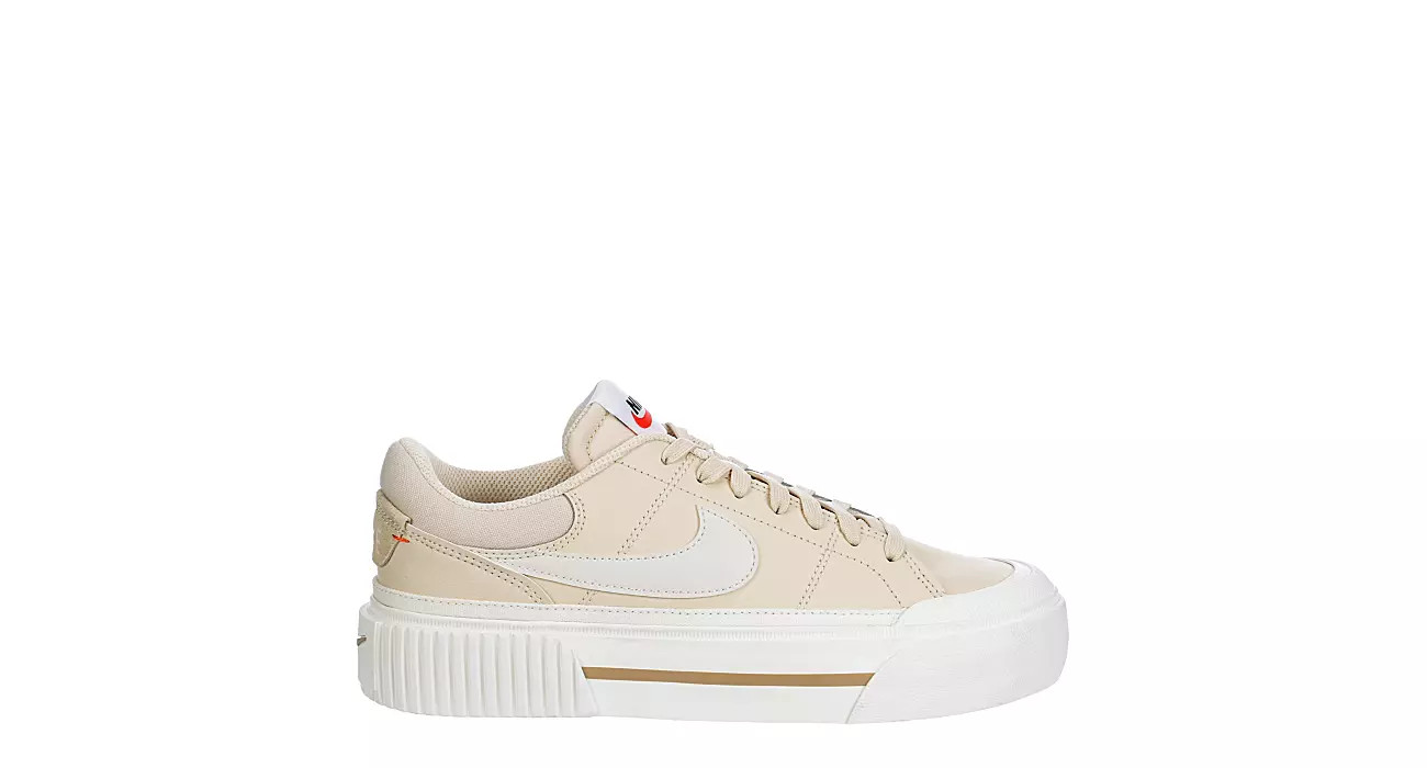 Nike Womens Court Legacy Lift Sneaker - Bone | Rack Room Shoes