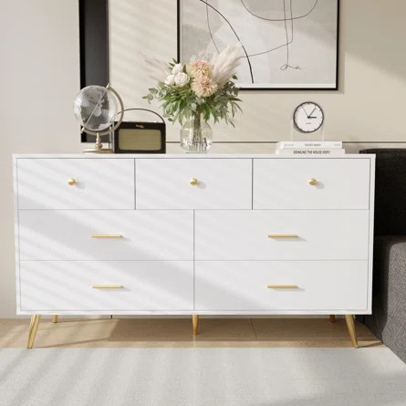 Israil Unfinished 7 - Drawer Dresser | Wayfair North America