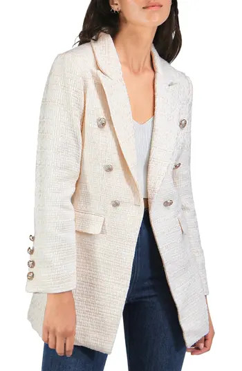 Belle & Bloom Princess Polina Tweed Blazer in Cream at Nordstrom Rack, Size Medium | Nordstrom Rack
