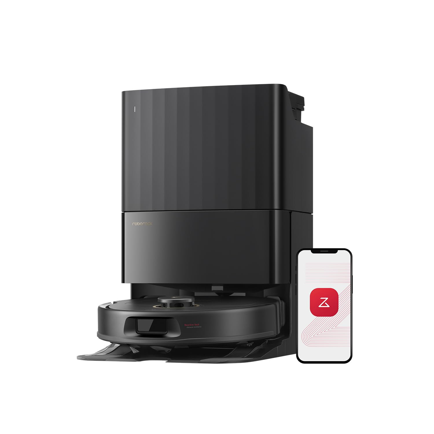 roborock Qrevo S5V Robot Vacuum and Mop, FlexiArm Edge Mopping, 12,000Pa Suction, Dual Zero-Tangl... | Amazon (US)