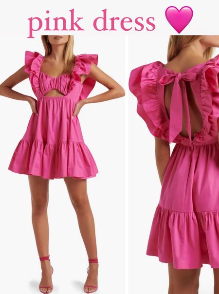  cutest pink summer dress
Size 10
Size 12 
Nordstrom
Cut out dress
Frill sleeve dress 
Bow dress 
Bachelorette dress
Vacation dress

#LTKstyletip #LTKtravel #LTKswim