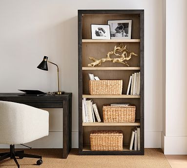 Folsom Two-Toned Bookcase (33") | Pottery Barn (US)