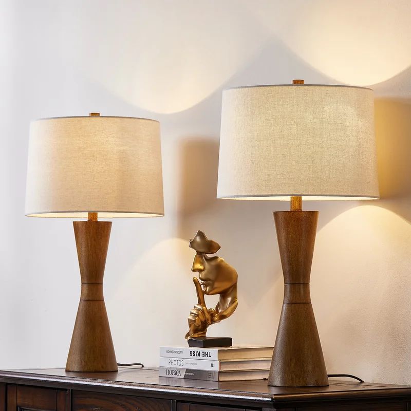 Anjennette Resin Table Lamp (Set of 2) | Wayfair North America