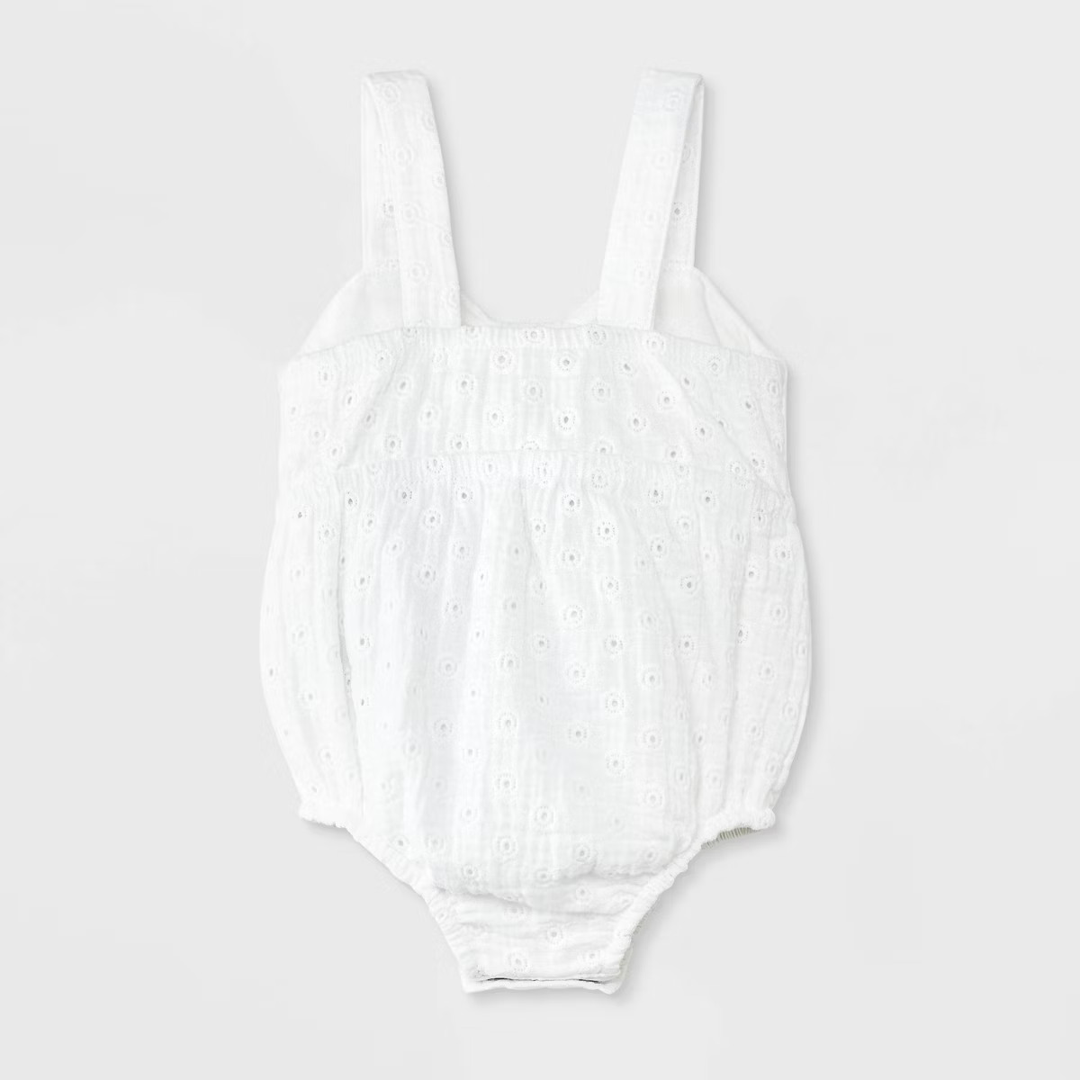 Baby Girls' Eyelet Cutout Romper - Cat & Jack™ | Target