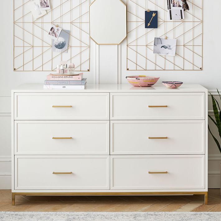 Blaire 6-Drawer Wide Dresser | Pottery Barn Teen