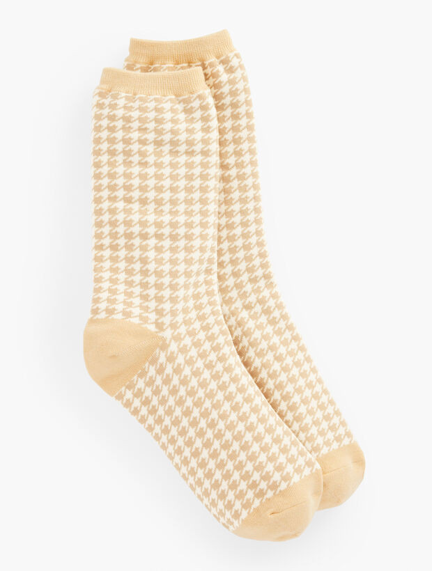Houndstooth Trouser Socks | Talbots