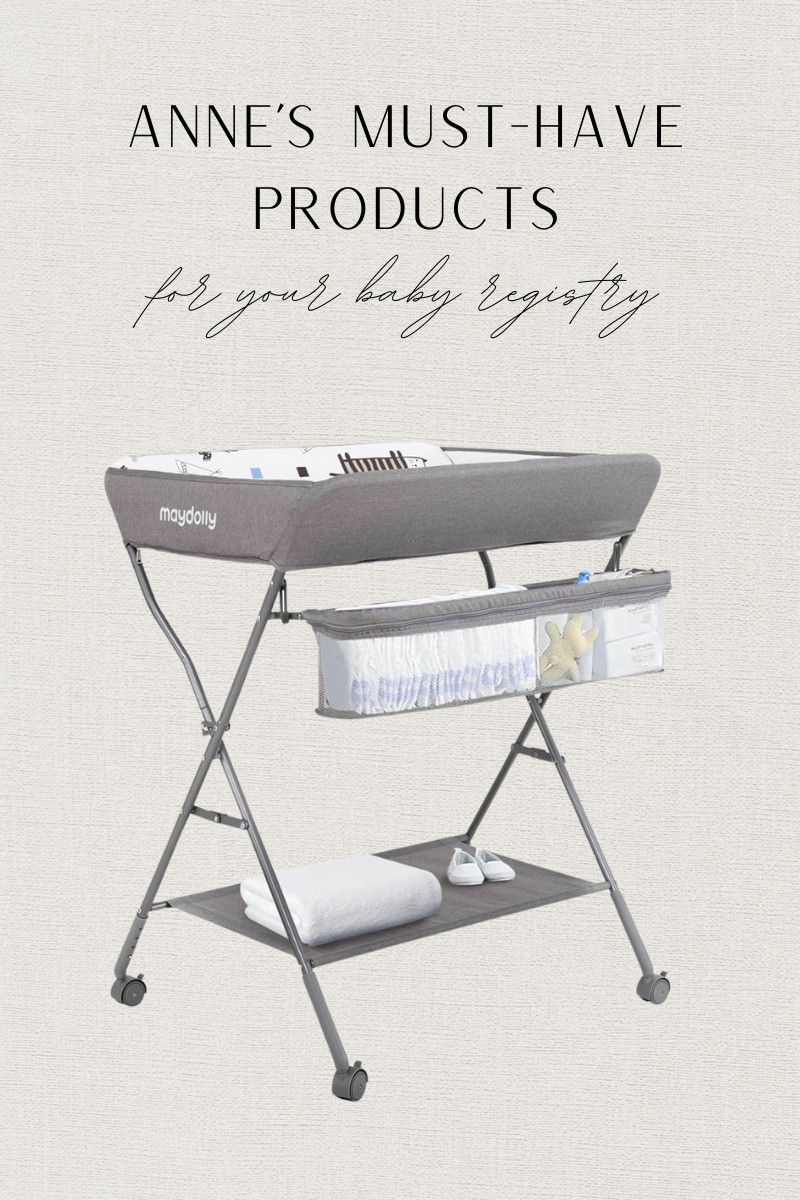 High quality changing table perfect for a living room or common area. Great storage and diaper pockets and on sturdy wheels!

#LTKBaby #LTKFamily #LTKBump