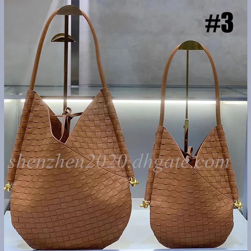2Sizes Fashion Woven Leather Women's Shoulder Bag Handbag | DHGate