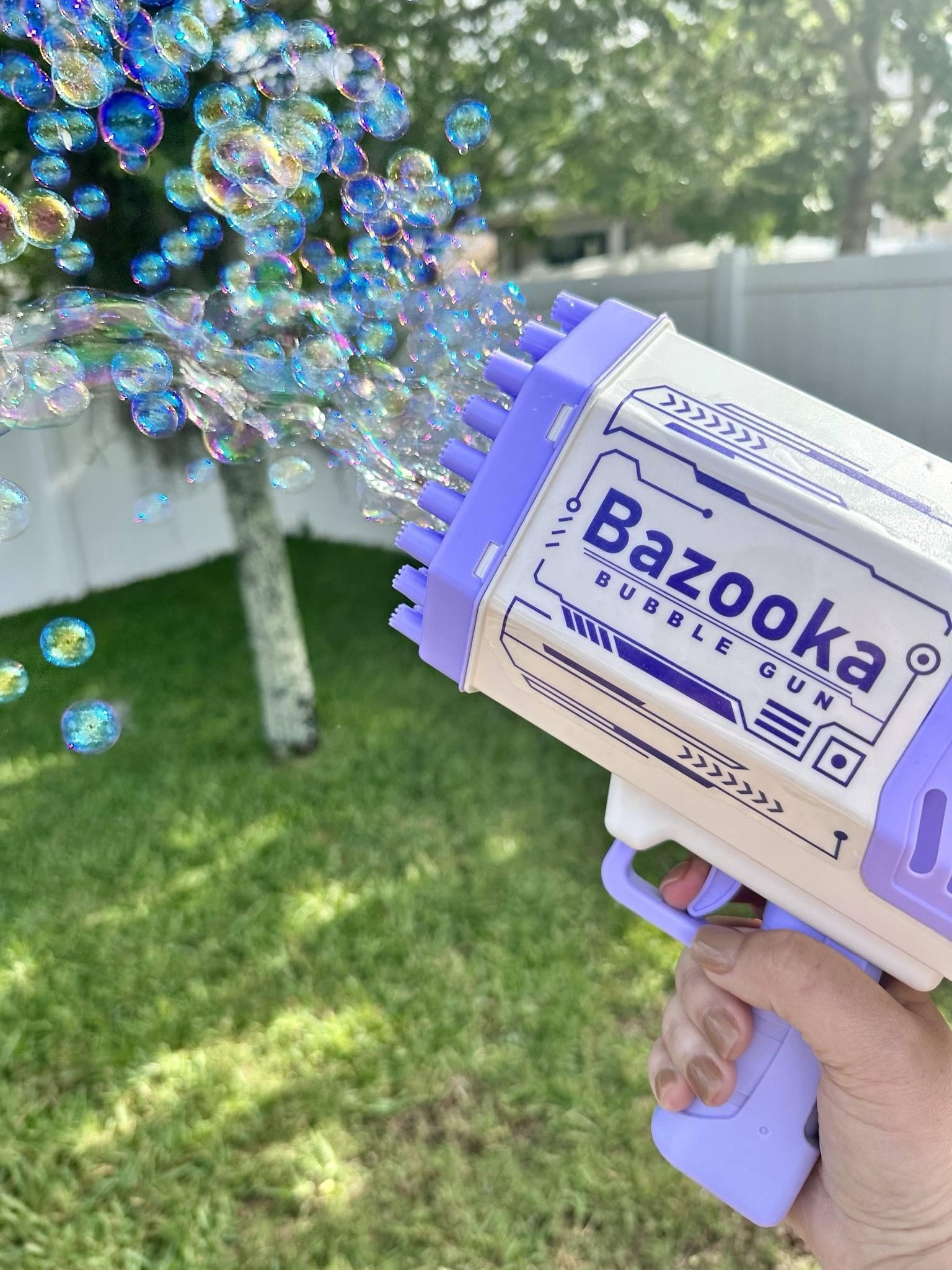 🫧 Our Bubble Blasters are at their best price + there's a clippable 👇! These are really a lot of fun and have been a hit with the kids! The lights are super cool at night! Ours are the ones you dip for solution, the no dip is a bit more (toggle), BUT I'm pretty sure the solution goes MUCH faster when you don't have to pause to dip 😅 (#ad)

#LTKSaleAlert #LTKFindsUnder50 #LTKKids