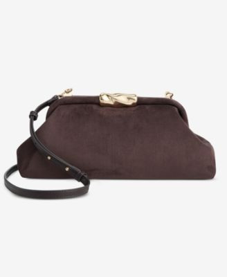 I.n.c. International Concepts All Over Pearl Pouch Clutch, Exclusively at Macy's - Chocolate Plum | Macy's