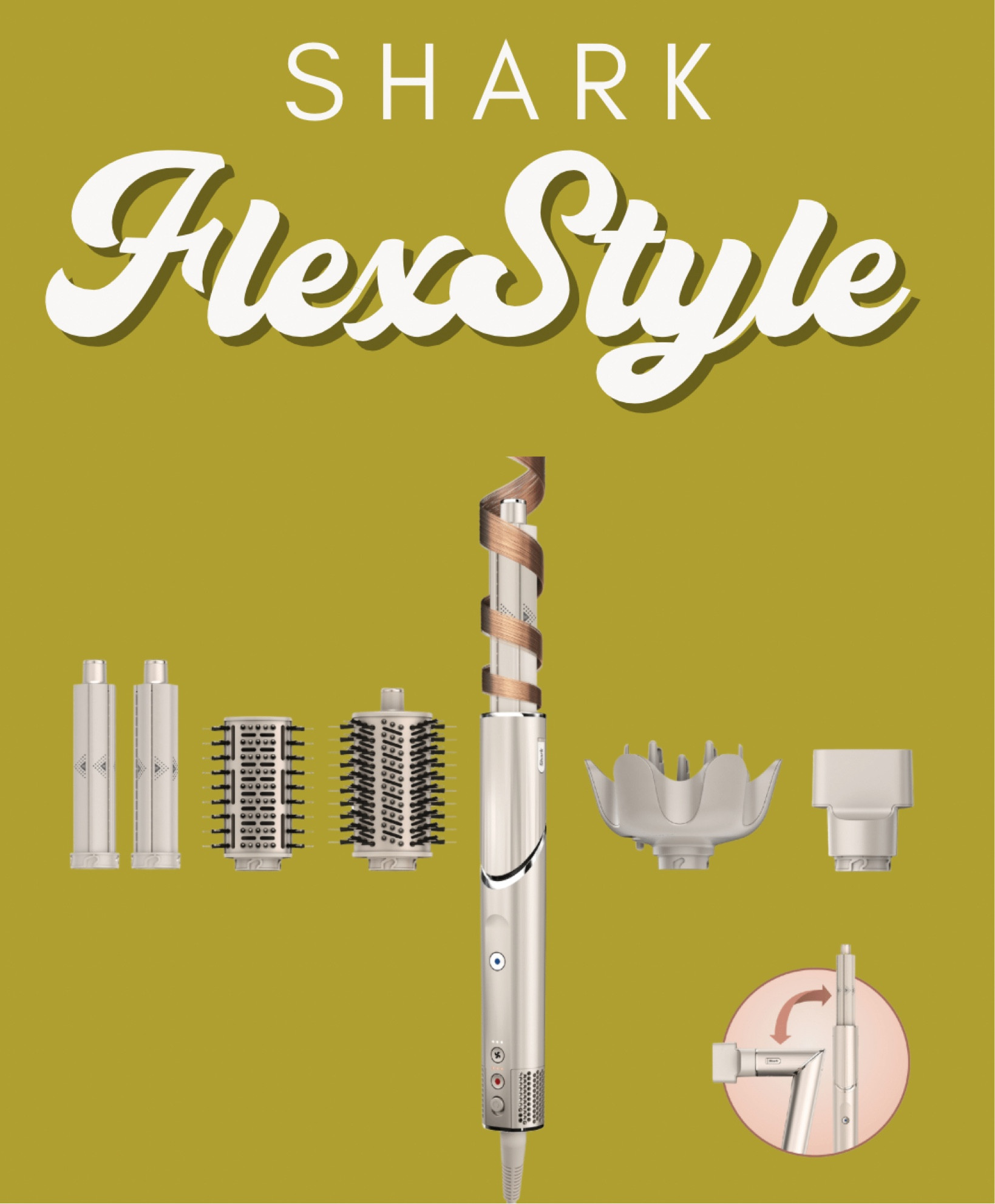 The NEW SHARK FLEX STYLE air styling and drying system! Easily transform between a powerful, fast, no-heat-damage hair dryer, and an ultra-versatile multi-styler. Curl, volumize, smooth, or dry—the choice is yours.


#LTKSeasonal #LTKhome #LTKstyletip